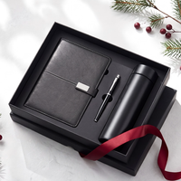 Coffret Cadeau d'Entreprise Personnalisé : Carnet Premium avec Fermeture à Sangle, Stylo et Gobelet – Logo Personnalisé, Vente en Gros