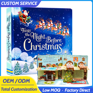 OEM/ODM Personnalisé Direct Usine Livres Cartonnés à Rabats Personnalisés <span class=keywords><strong>de</strong></span> Haute Qualité <span class=keywords><strong>Livre</strong></span> d'Histoires Pop-up 3D <span class=keywords><strong>Livre</strong></span> d'Étude Pop-up pour Enfants - Product Image 1