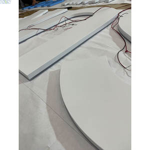 Haute qualité poli 3D blanc métal lettres extérieur grande signalisation rétro-éclairée avec peinture de voiture pour les décorations - Product Image 2