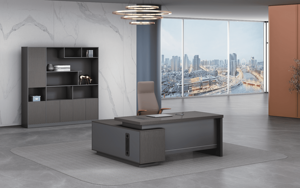 CEO hiện đại nội thất văn phòng sang trọng văn phòng bảng Ông Chủ thiết kế bằng gỗ bàn văn phòng - Product Image 2