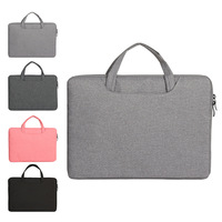 Bolsa para Portátil de Poliéster Portátil al por Mayor con Cremallera, Funda Impermeable y Resistente a los Golpes para Ordenador, Bolso de Mano para Tablet y Portátil