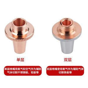 Boquilla de Corte Láser M8 de Cobre de 1.0 y 1.2 mm para Máquina de Corte de Tuberías, Acabado Brillante, Shandong, China - Product Image 3