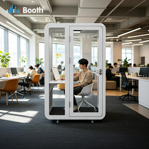 Cabina Insonorizzata Professionale per Studio di Registrazione, Cabina Acustica Modulare con Riduzione del Rumore e Isolamento Sonoro per Studio Domestico - Product Image 3