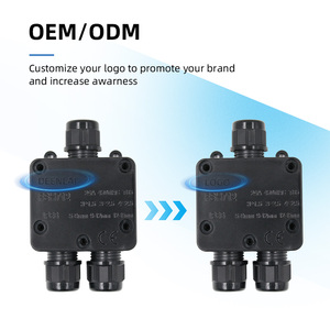 3 cách điện hộp nối một trong hai ra ngoài trời không thấm nước kết nối trường hợp nhựa fsh712 cho Trailer năng lượng mặt trời Máy nước nóng - Product Image 6