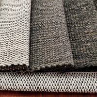 Tissu d'ameublement pour canapé en lin teint en fil, tissé, respirant, écologique, vente en gros d'usine chinoise, textile de maison, 800 g/m², poids lourd