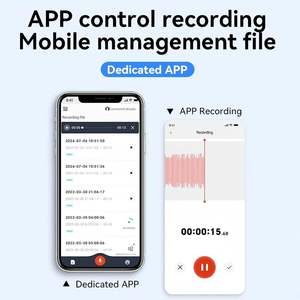 Grabadora de Voz Inteligente con IA, Asistente para Reuniones, 10 Horas de Grabación, Compatible con Bluetooth, Grabación Multilingüe y Simultánea - Product Image 3