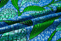 Tissu uni tissé effet cire nacrée double face, personnalisable OEM/ODM, pour foulards de filles et textiles de maison