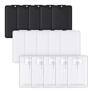 Porte-clés en plastique, carte de désinfectant pour les mains, Portable, coloré, de voyage, Portable, de poche, petite bouteille, 50 pièces de 20ml