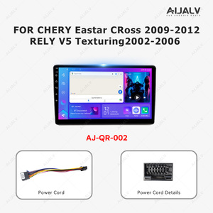 Marco de Radio Android con textura de 9 pulgadas, marco de Radio Dvd para CHERY Eastar CROSS 2009-2012 PELY V5 2002-2006 - Product Image 3