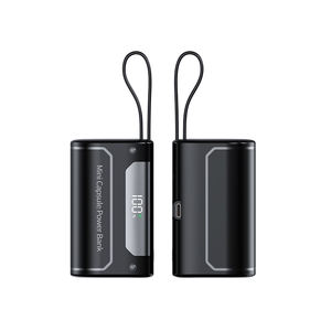 Mini <span class=keywords><strong>chargeur</strong></span> pliable 10000 mAh 20W Capsule 3 en 1 TYPE-C Pd Power Bank Coque résistante au <span class=keywords><strong>feu</strong></span> Prise portable Chargeurs pour smartphones - Product Image 4