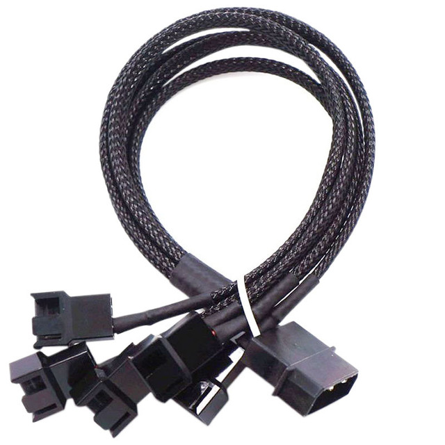Cantell 1 to 5 Ways IDE 4Pin PWM Extension Cable 27cm