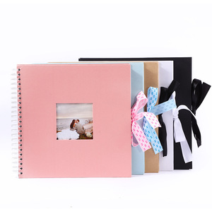 DIY Grande Famille Mariage <span class=keywords><strong>Album</strong></span> <span class=keywords><strong>Photo</strong></span> 12 Pouces Papier Fenêtre <span class=keywords><strong>Pas</strong></span> <span class=keywords><strong>Cher</strong></span> Ruban Graduation Scrapbook Lerp & 12 Pouces - Product Image 3