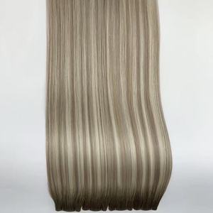 Extensions de cheveux vierges Remy chinois 100% prêtes à l'emploi en usine, couleur foncée douce, cuticules alignées, ondulation droite simple, modèle 2026 - Product Image 6
