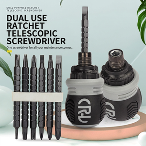 Ratcheting <b>Screwdriver</b> Set 131mm Multipurpose Bits Cr-V Japan Made - Product Image 4