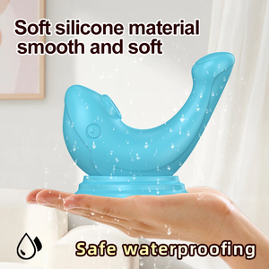 LOTUSIF Nuevo Diseño Base de Carga con Almacenamiento, Pequeño y Lindo Vibrador 2 en 1 con Forma de Ballena, Estimulador de Clítoris y Punto G, Juguete Sexual para Adultos, Buen Regalo para Mujeres - Product Image 5