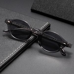 أفضل المنتجات مبيعًا نظارات شمسية عالية الجودة صغيرة بيضاوية كلاسيكية مع إطار متين UV400 - Product Image 2