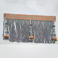 Cortinas con Borlas de Estilo Europeo Clásico, para Decoración del Hogar, Textiles para el Hogar, Accesorios Decorativos, Venta al Por Mayor