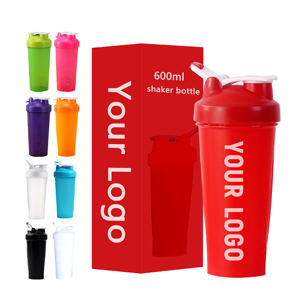 Botol <span class=keywords><strong>Shaker</strong></span> Protein Plastik PP Olahraga Gym 400ML 600ml Grosir Kustom Personal dengan Logo Kustom - Product Image 1
