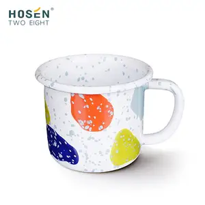 Taza de viaje para acampada, Taza de cerámica ecológica con logotipo impreso, la más vendida de Amazons, venta al por mayor