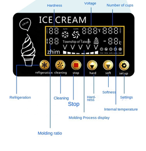 Máquina de helado suave de tres sabores, máquina para hacer helados suaves - Product Image 6
