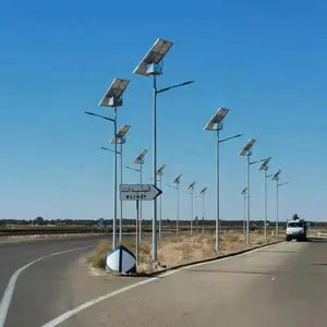 Baixo consumo de energia 30w led luzes de rua com painel solar 90w