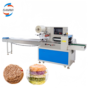 Machine d'emballage compacte et mini pour sachets cosmétiques, emballage continu de petits sachets oreiller, haute efficacité - Product Image 1