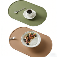 Cici – Nouveau dessous-de-plat rond en silicone de qualité alimentaire, écologique, épaisseur 10 mm, diamètre supérieur à 600 mm, tapis de cuisine résistant à la chaleur