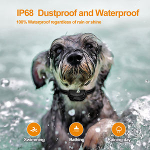 고급 330 야드 원격 진동 애완 동물 칼라 중지 훈련 칼라 충격 개 원격 트레이너 칼라 - Product Image 5