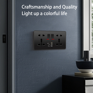 Toma de corriente USB tipo C de doble conmutación, toma de pared Universal de 4 vías de carga rápida, Smart Life UK, interruptor de pared inteligente de un solo polo - Product Image 5