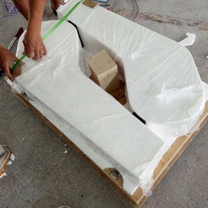 Tùy chỉnh bề mặt rắn Countertop bespoke corians kệ lưu trữ Kệ Trắng Nhân Tạo đá kệ sách - Product Image 6