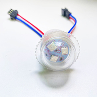 26mm LED Burbuja 0,72 W LED Punto de luz 12V WS2811 Full Color LED Diversión Pixel Luz