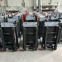 Chariot à main électrique robuste pour monter les escaliers avec batterie 48V 12AH pour la livraison d'appareils électroménagers