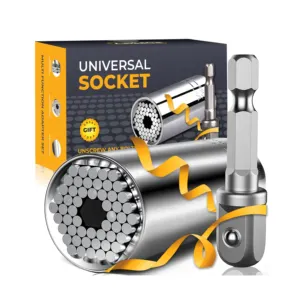 Universal Socket Tools Stocking Stuffers Gadgets Grip Power Drill For Car Ratchet Socket Set Wrench