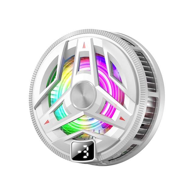 K1 Low Noise Magnetic Portable RGB Mobile Phone Radiator Refrigeration Universal Mobile Phone Gaming Cooler for PUBG