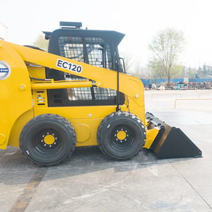 <span class=keywords><strong>Minicargadora</strong></span> con Mezcladora de Concreto y Horquillas de Desplazamiento Lateral <span class=keywords><strong>para</strong></span> Logística y Manipulación de Materiales de Construcción - Product Image 1