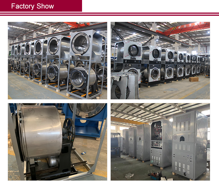 Industrial Commercial Automatic Coin Operated Washing Machine 12kg to 20 kg Washing Capacity Laundry Washing Dry Machine