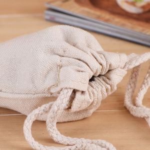 Custom Logo High Quality Recyclable Cotton <b>Drawstring</b> <b>Pouch</b> Eco-Friendly Screen Printing Storage Bag Craft Gift Candle Stickers - Product Image 6