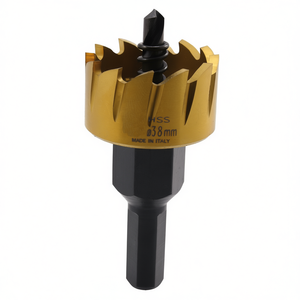 Lame de scie cloche Ttake Hss 38 mm, revêtement titane, pour perçage du métal et du bois - Product Image 2