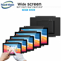 Monitor Industrial de Marco Abierto de 10.1", 13.3", 15.6", 18.5", 21.5", Pantalla Ancha FHD LCD, Montaje en Pared, para HMI y Máquinas