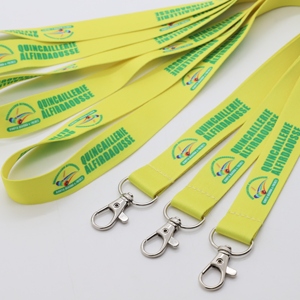 Personalized Heat Transfer Polyester Staff ID Card Lanyards Low MOQ Customization for Office Use and Promotional Gifts - Product Image 3