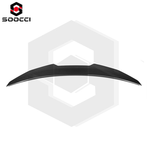 Aile de coffre de becquet arrière en Fiber de carbone véritable de Style PSM pour BMW M3 G80 M4 G82 2014-2020 ailerons de voiture modèle à pont unique - Product Image 3