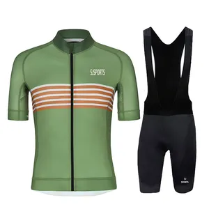 OEM Unisex Elastizität Triathlon Kurzarm Custom Bike Cycle Skin Trikots Anzug Feuchtigkeit transport Radsport Wear Anzug Set für Männer
