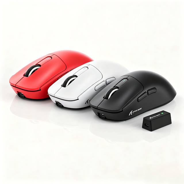 Attack Shark X3 Pro Wireless Gaming Mouse PAW3395 26000 DPI 8000Hz Polling Rate 49g Ultra-Lightweight 3-Mode BT/2.4G/Wired RGB