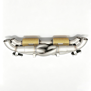 Sistema de Escape Catback de Alto Rendimiento para Porsche 992 GT3 con Tubo Z y Válvulas OEM, Sonido Agresivo Mejorado - Product Image 3