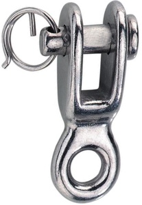 Acier inoxydable 316 <span class=keywords><strong>Marine</strong></span> WIRE ROPE Gréement Bascule Extrémité avec Fourche et Oeil 6 mm Gréement Vis Yacht Bateau Matériel - Product Image 3
