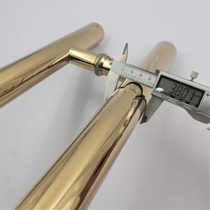 Tùy chỉnh Vàng đẩy kéo phía trước cửa chính xử lý thép không gỉ 304 bên ngoài lối vào cửa gỗ Xử lý vòng cửa kính xử lý - Product Image 3