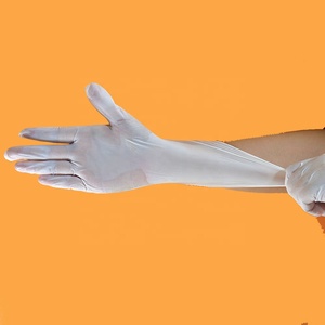 2019 special offer Transparent/blue disposable examination Pvc vinyl gloves powder free - Product Image 5
