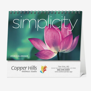 Calendriers de bureau publicitaires personnalisés avec logo 2026 – Cadeau promotionnel en gros pour entreprises – 12 mois, reliure spirale, feuilles détachables - Product Image 4