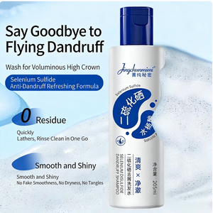 Shampoo Antiforfora al <span class=keywords><strong>Solfuro</strong></span> <span class=keywords><strong>di</strong></span> <span class=keywords><strong>Selenio</strong></span> e Acido Salicilico, Cura Rinfrescante per Cuoio Capelluto Pruriginoso e con Forfora, 205ml - Product Image 3