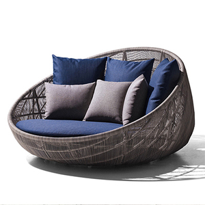 Lit rond de repos en <span class=keywords><strong>rotin</strong></span> tressé <span class=keywords><strong>imitation</strong></span> <span class=keywords><strong>rotin</strong></span> pour loisirs en plein air - Product Image 6